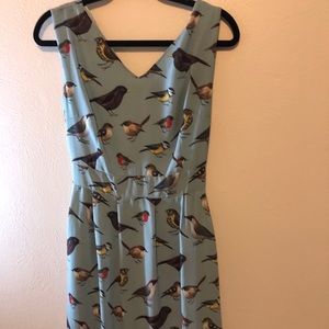 Bird print sundress.